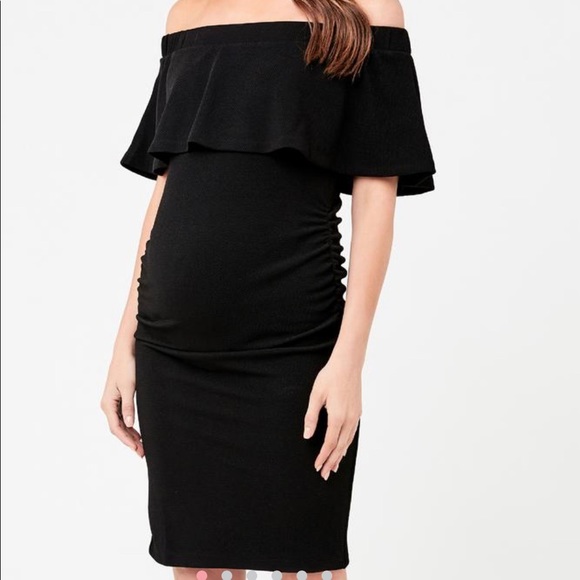 Ripe Maternity-Off the Shoulder Dress NWT - Picture 6 of 7